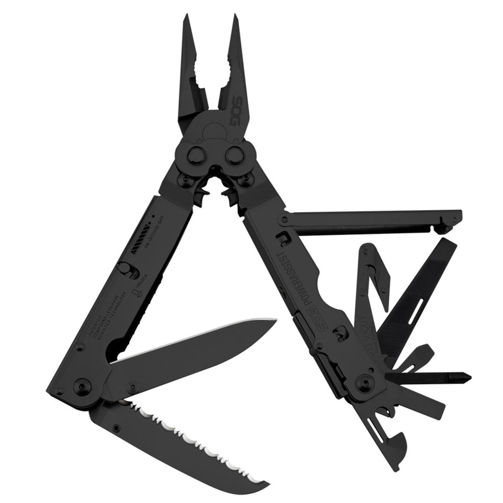 SOG PowerAssist Multi Tool Black Oxide - Ascmtools