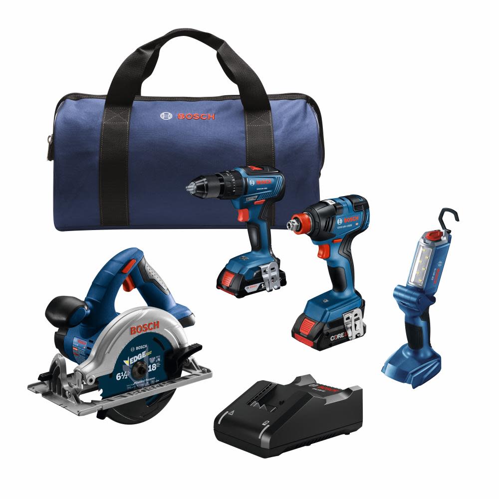Bosch 18V 4 Tool Combo Kit - Ascmtools