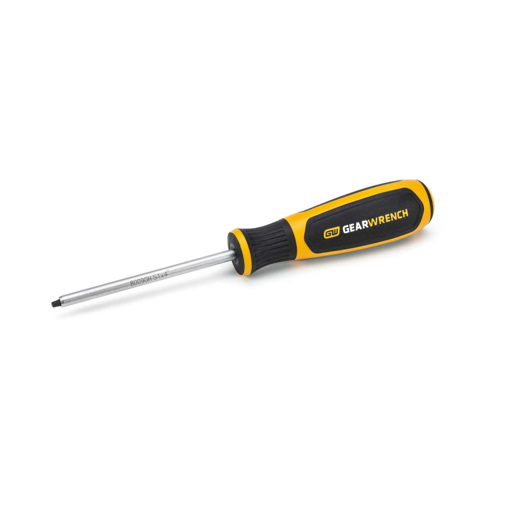 GEARWRENCH #1 x 4″ Square Dual Material Screwdriver - Ascmtools