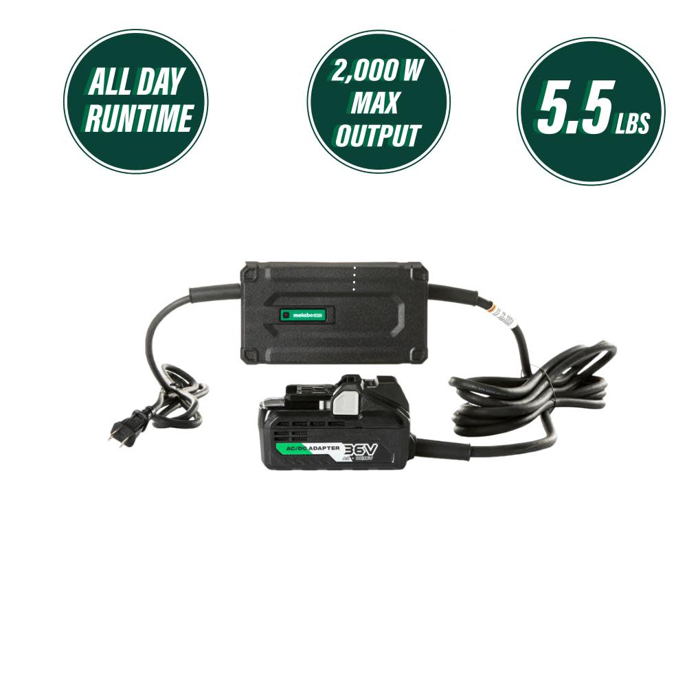 Metabo HPT Multivolt 36V AC/DC Adapter - Ascmtools