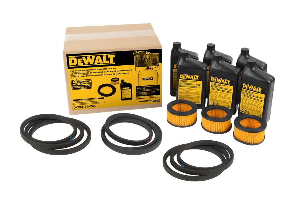 DEWALT Compressor Maintenance Kit 2-Stage 5 RHP – Models Ending in 55 - Ascmtools