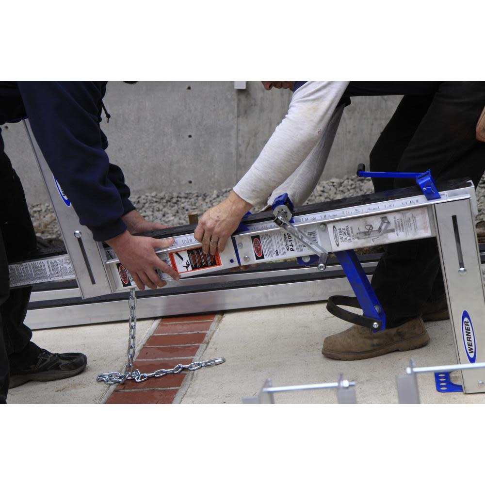 Werner Aluminum Pump Jack - Ascmtools