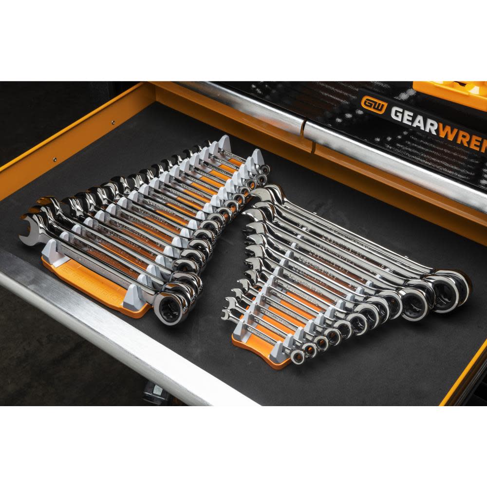 GEARWRENCH 2 Pc 16 Slots Reversible Wrench Rack - Ascmtools