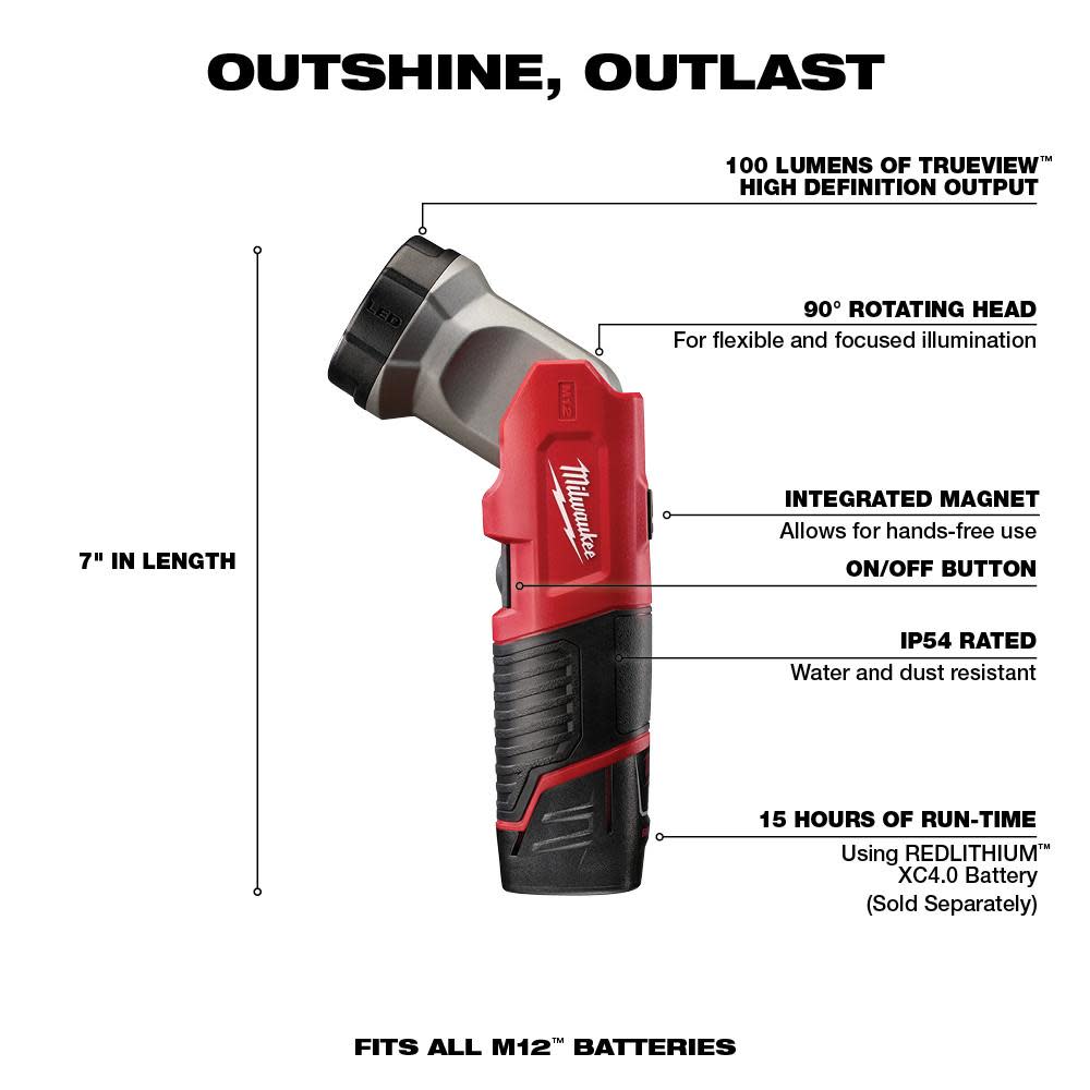 Milwaukee M12 Cordless Lithium-Ion 4 Tool Combo Kit - Ascmtools
