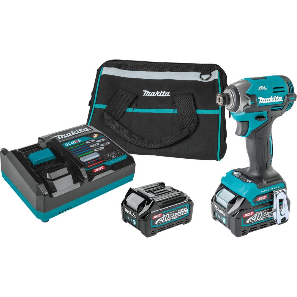 Makita 40V max XGT Impact Driver 2.5Ah Kit - Ascmtools