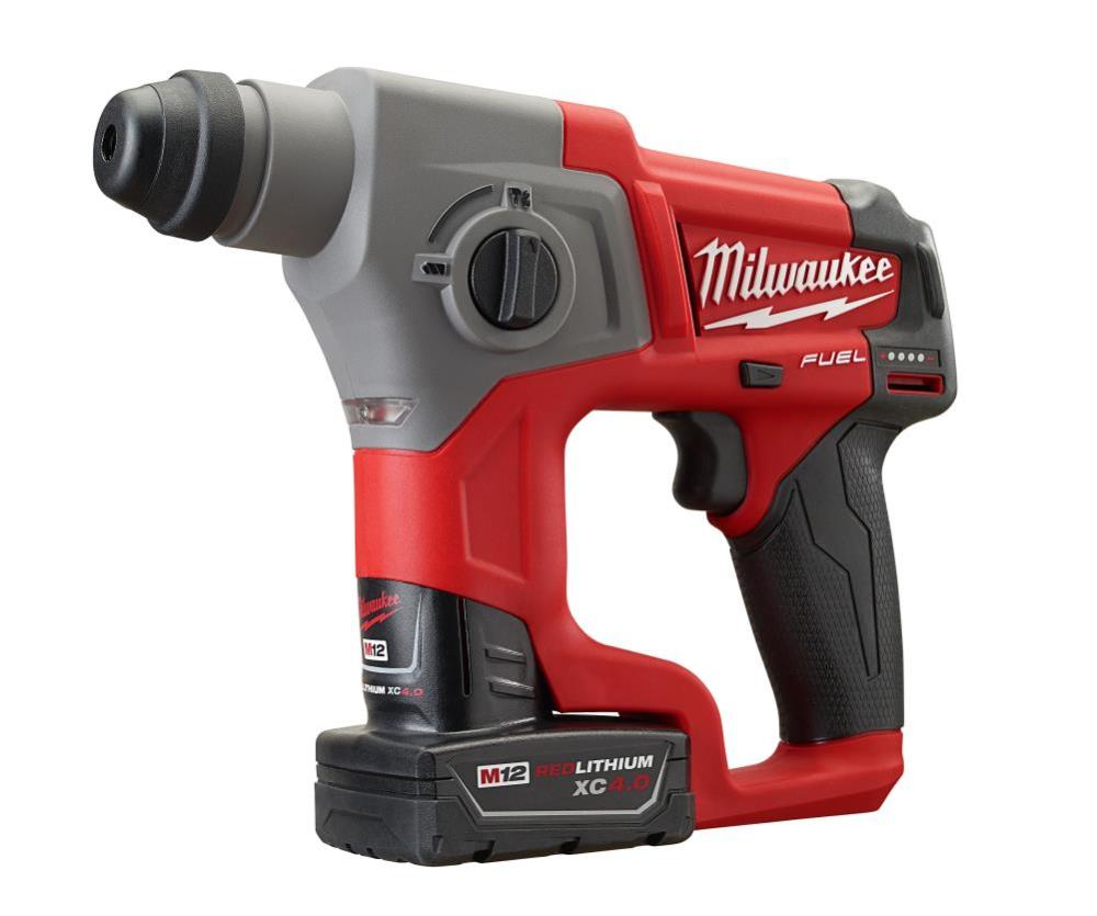 Milwaukee M12 FUEL  SDS Plus Rotary Hammer Kit - Ascmtools