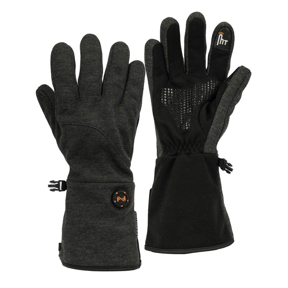 Mobile Warming Thermal Heated Gloves Unisex 7.4V Black XL - Ascmtools
