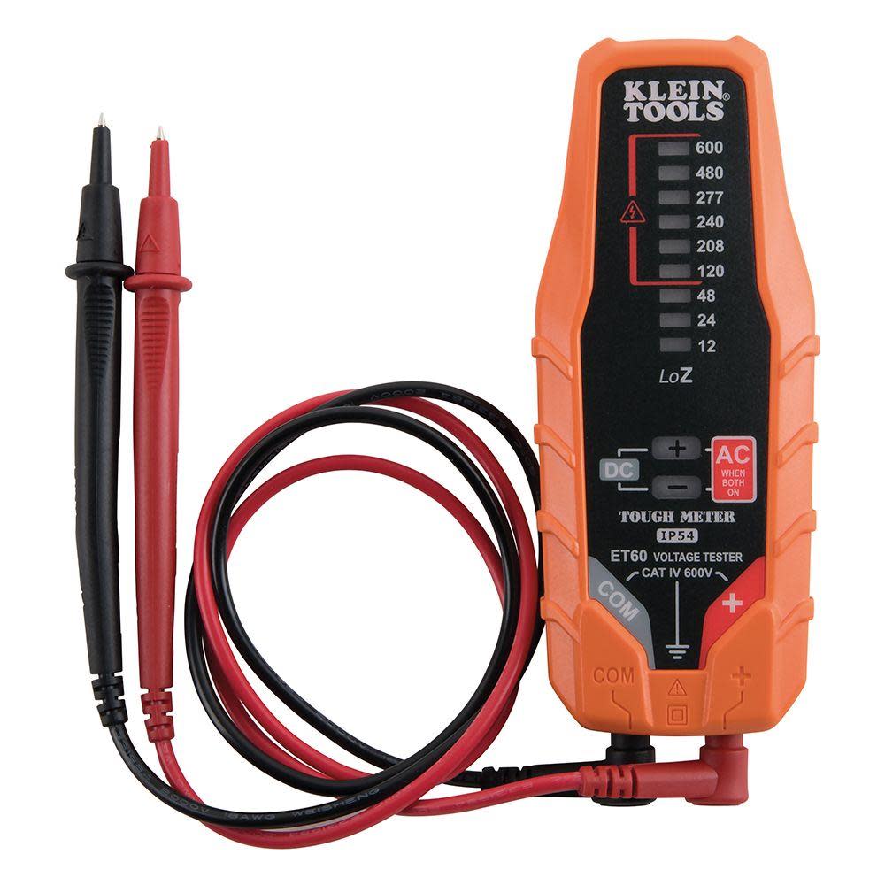 Klein Tools Electronic AC/DC Voltage Tester - Ascmtools