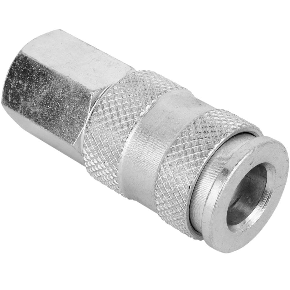 Milton 3/8″ FNPT High Flow V Style Quick Connect Steel Coupler - Ascmtools
