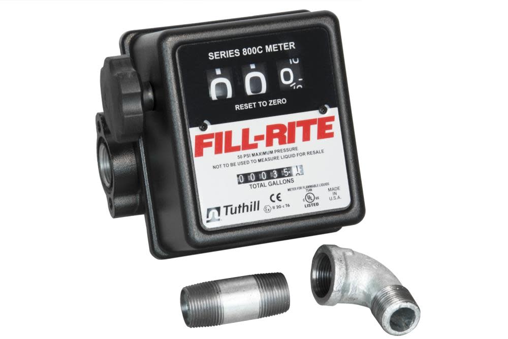 Fill-Rite 3/4 In. 3-Wheel Mechanical Meter - Ascmtools