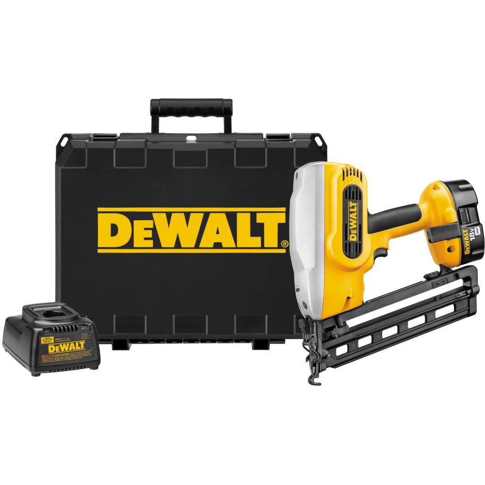 DEWALT 18V 16 Gauge Angled Nailer Kit Finish - Ascmtools