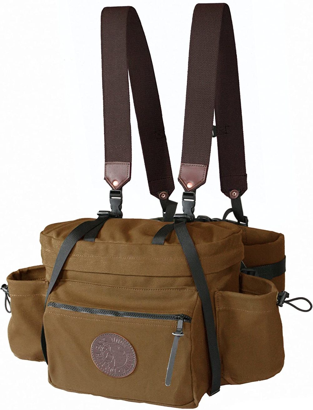 Duluth Pack 12 Liter Capacity Khaki Canvas All Day Lumbar Pack - Ascmtools
