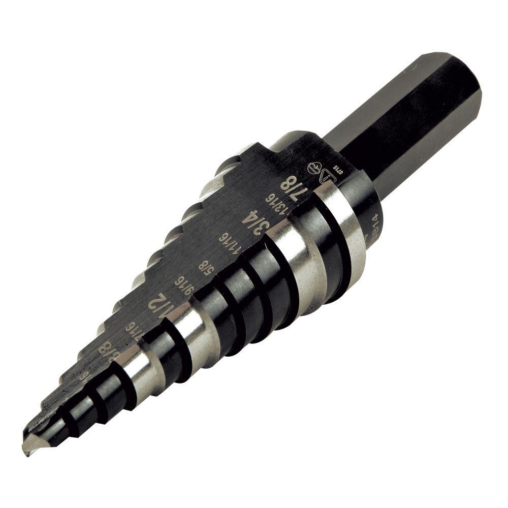 Klein Tools Step Drill Bit #14 Double-Fluted - Ascmtools