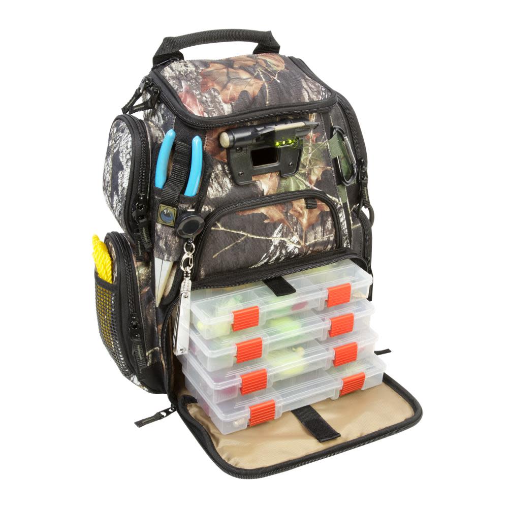 CLC Tackle Tek Recon Lighted Compact Backpack Mossy Oak - Ascmtools