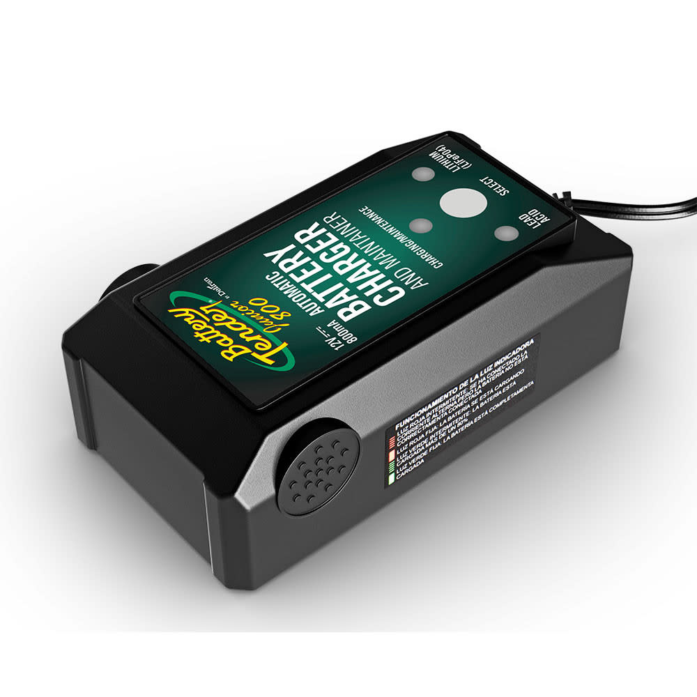 Battery Tender Lead Acid/Lithium Selectable Battery Charger 12V 800mA - Ascmtools