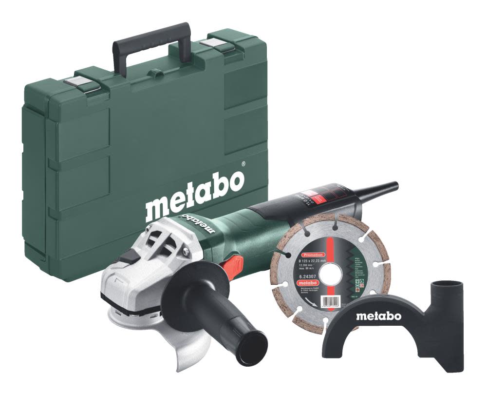 Metabo 4.5″/5″ Angle Grinder Set 11000 RPM 11Amps with Lock On - Ascmtools