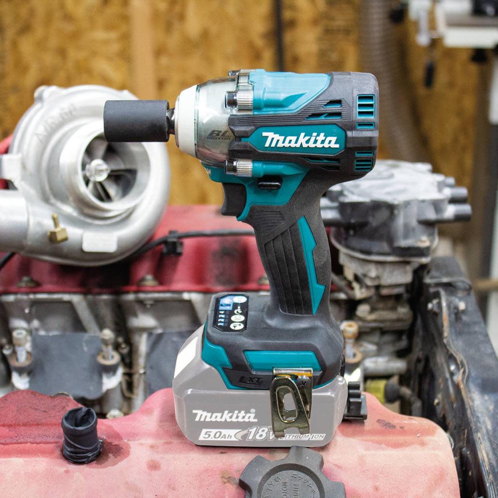 Makita 18V LXT 4-Speed 1/2″ Sq Drive Impact Wrench with Detent Anvil Bare Tool - Ascmtools
