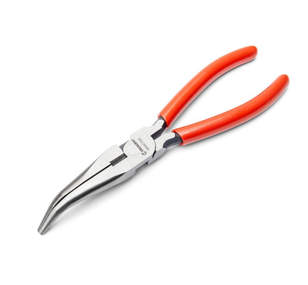 Crescent Plier 8″ Bent Nose Dipped Grip - Ascmtools