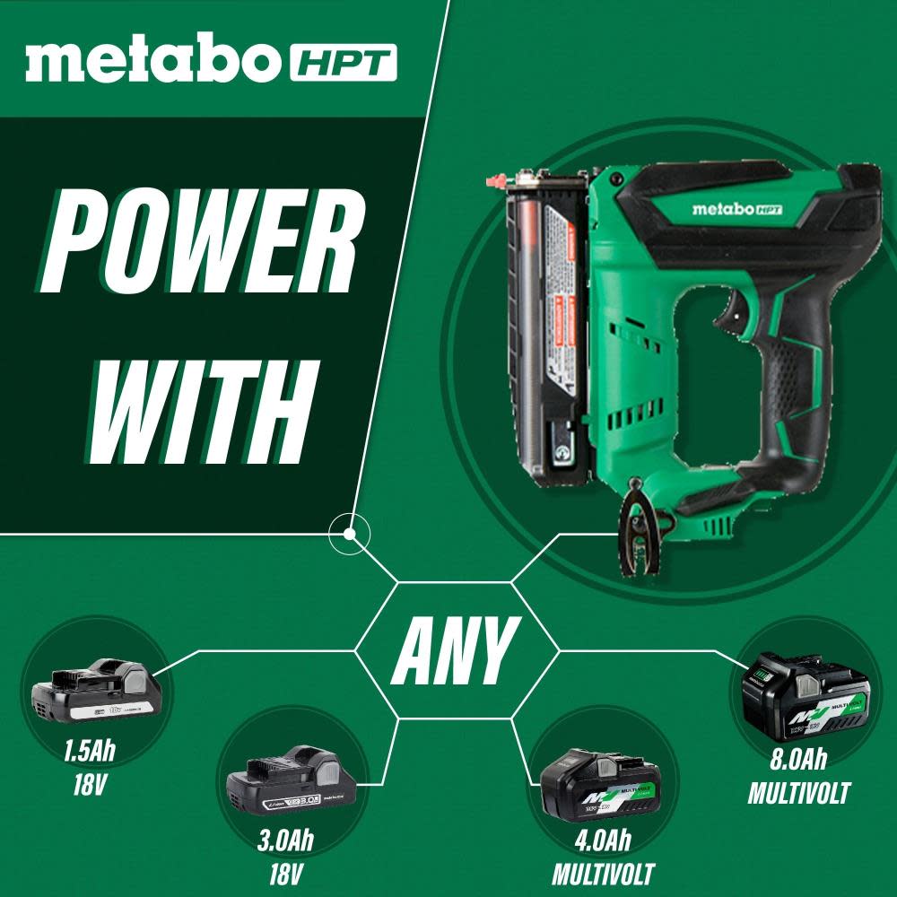 Metabo HPT 1-3/8 In. 18V Cordless Li-ion 23Ga Pin Nailer | NP18DSALM - Ascmtools