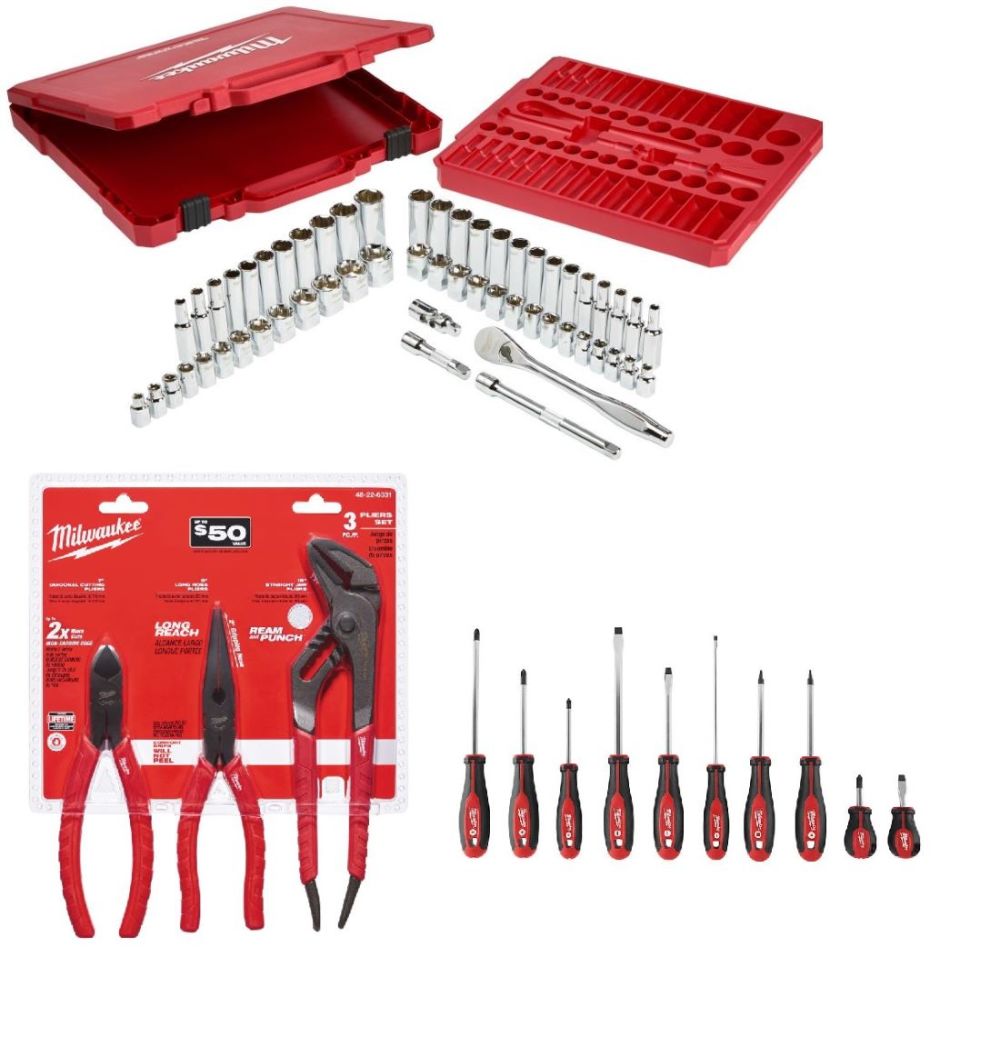 Milwaukee Hand Tools Set 69pc Bundle - Ascmtools