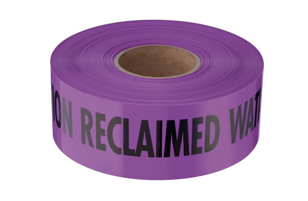 Empire Level Non Detectable Warning Tape Reclaimed Water Do Not Drink - Ascmtools