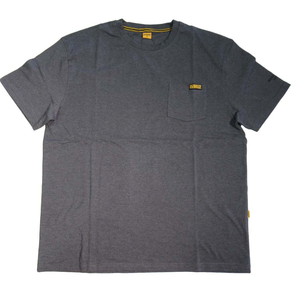 DEWALT Guaranteed Tough Pocket T-Shirt Charcoal Gray 2X - Ascmtools