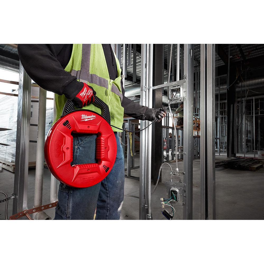 Milwaukee 50 Ft. Polyester Fish Tape with Flexible Metal Leader - Ascmtools