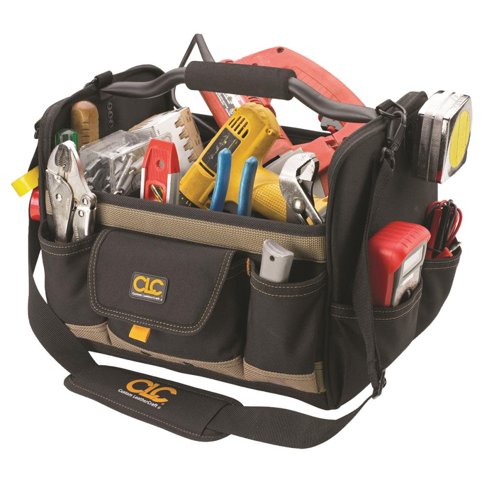 CLC 21 Pocket – 14″ Open Top Soft Sided Tool Box - Ascmtools