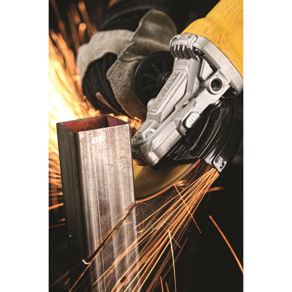 DEWALT 4 1/2″ to 5″ Flathead Paddle Switch Small Angle Grinder with No Lock-On - Ascmtools