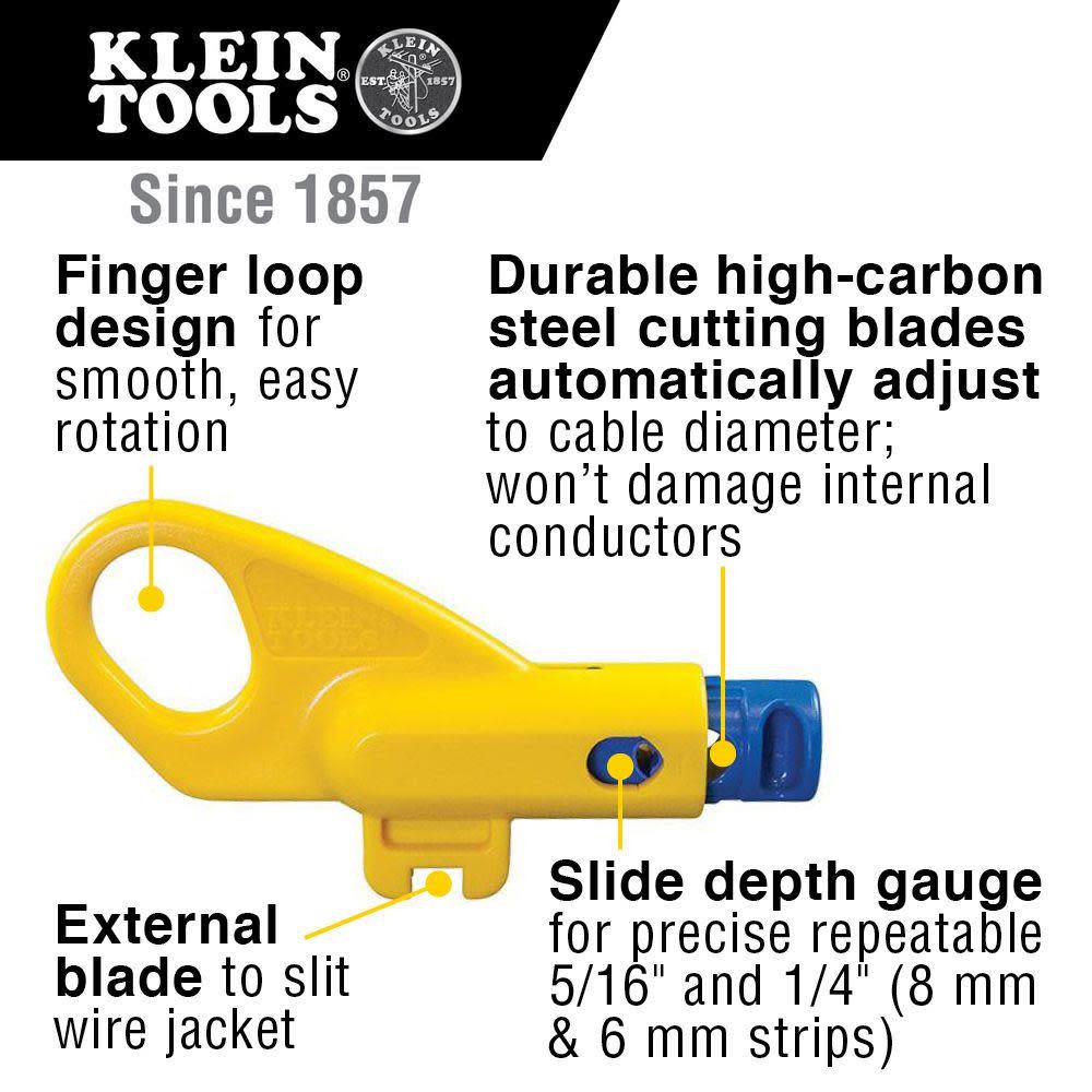 Klein Tools Twisted Pair Radial Stripper - Ascmtools