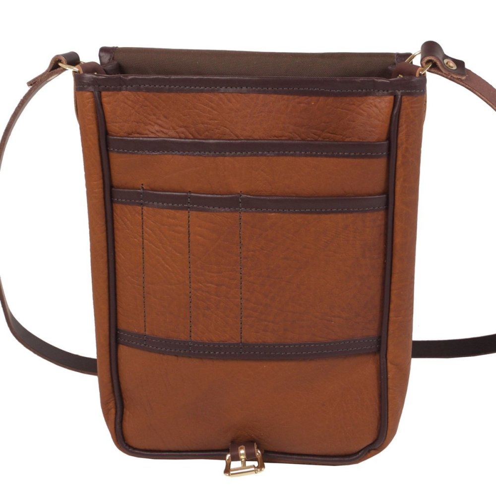 Duluth Pack 6 Liter Capacity Brown Trim Bison Leather Haversack - Ascmtools