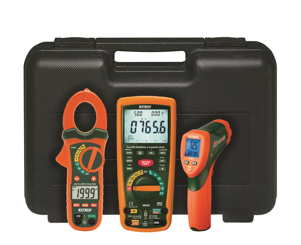 Extech 13 Function Wireless True RMS MultiMeter/Insulation Tester - Ascmtools