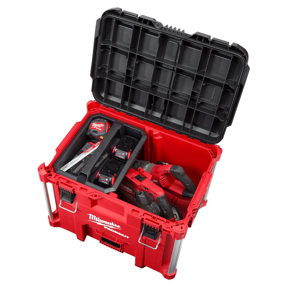 Milwaukee PACKOUT XL Tool Box 2 Drawer Tool Box Dolly Bundle - Ascmtools