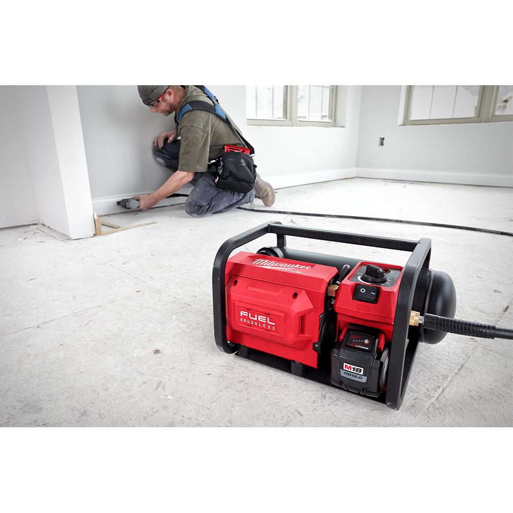 Milwaukee M18 FUEL 2 Gallon Compact Quiet Compressor (Bare Tool) - Ascmtools