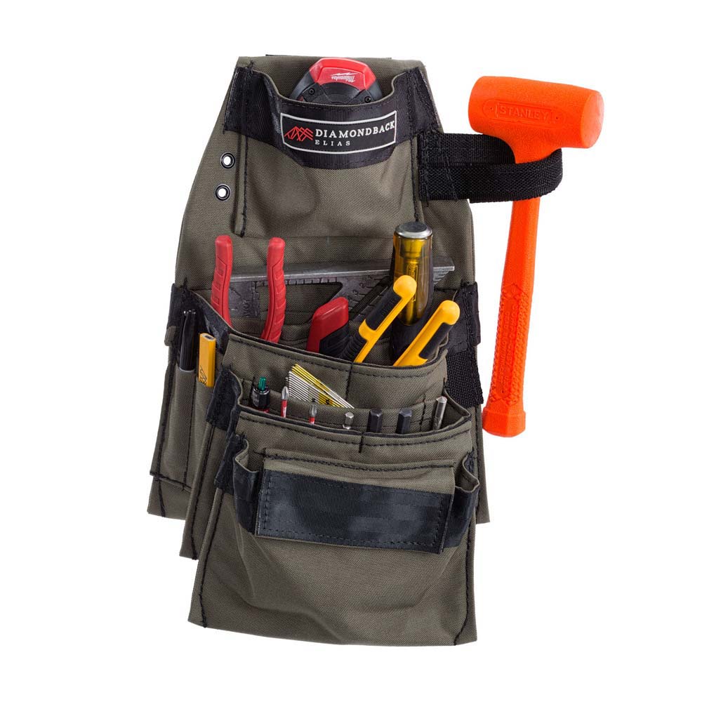 Diamondback Toolbelts Ranger Green Left Side Elias 2.0 Tool Pouch - Ascmtools