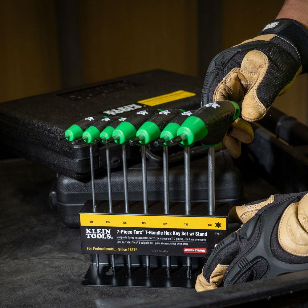 Klein Tools 6″ TORX T-Handle Set w/Stand 7 Pc - Ascmtools