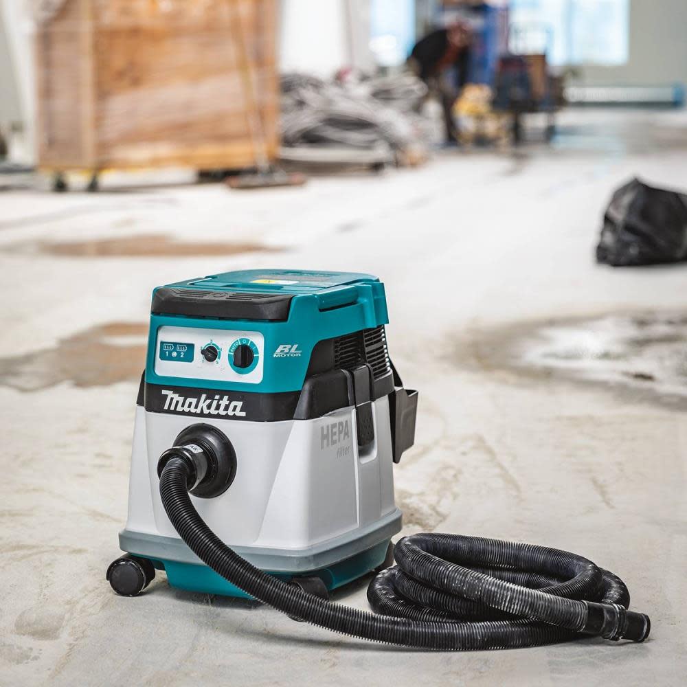 Makita 18V X2 LXT 36V 4 Gallon HEPA Dry Dust Extractor Bare Tool - Ascmtools