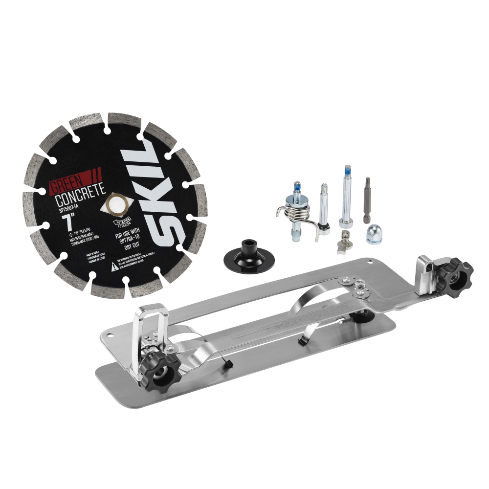 SKIL Green Cut Early Entry Assembly Kit 7″ Segmented Green Cutting Concrete Blade - Ascmtools