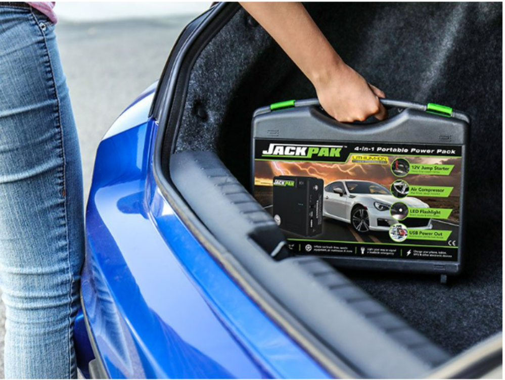 Jackpak 4 IN 1 Portable Power Pack - Ascmtools