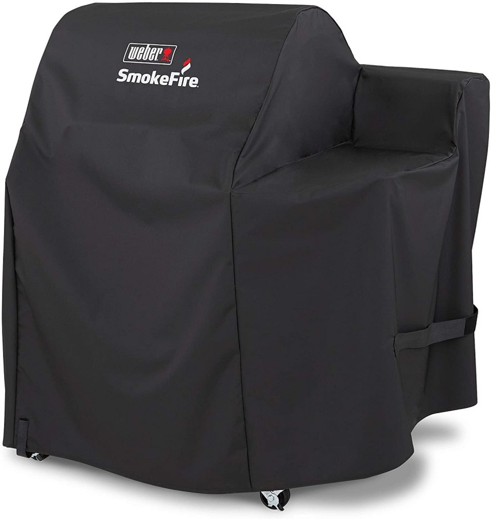 Weber 24 In. Weather Resistant Premium Grill Cover for Smokefire EX4 Pellet Grill - Ascmtools