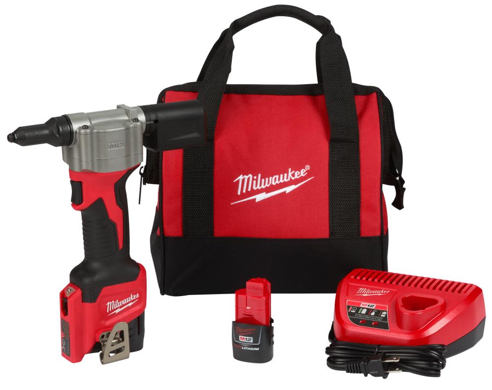 Milwaukee M12 Rivet Tool Kit - Ascmtools