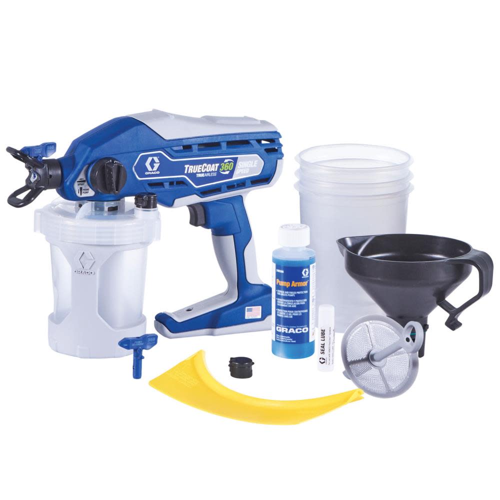 Graco Paint Sprayer TrueCoat 360 Single Speed TrueAirless - Ascmtools
