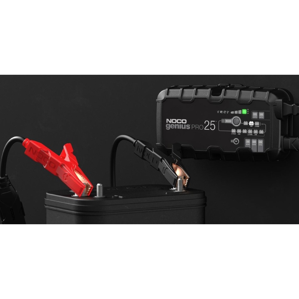 Noco Smart Battery Charger 6V/12V/24V 25A Multi Voltage - Ascmtools