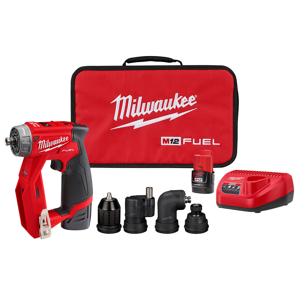 Milwaukee M12 FUEL Installation Drill/Driver Kit - Ascmtools