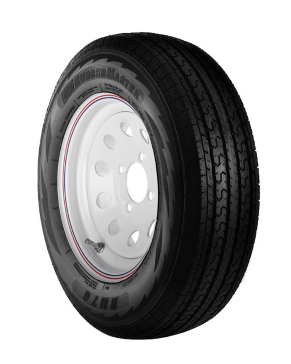 Rubbermaster Tire 5.30-12 4P TL & MTD 12 x 4 5 on 4.5 MODULAR - Ascmtools