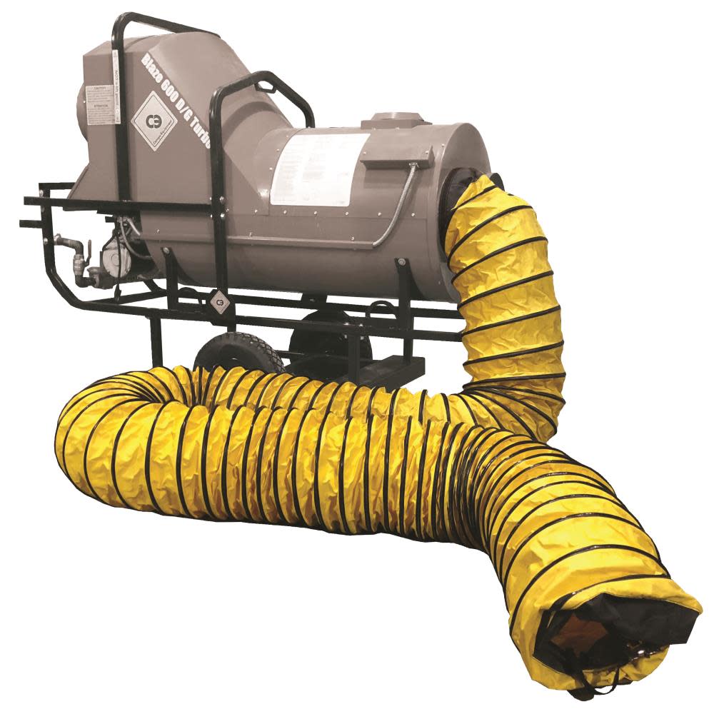 ACME TOOLS 12 In. x 25 Ft. Portable Heater Ducting - Ascmtools
