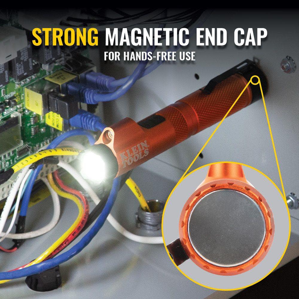 Klein Tools Rechargeable Flashlight with Laser - Ascmtools