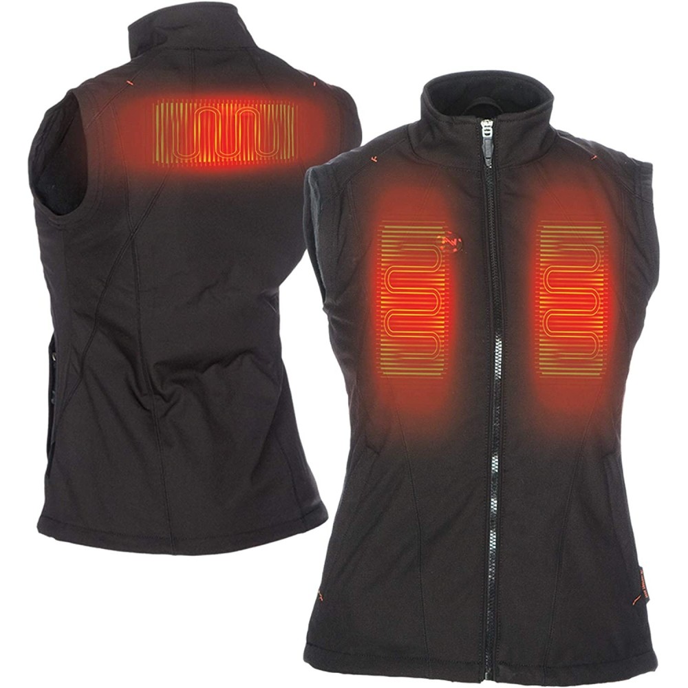 Mobile Warming Dual Power Vest Womens 12V Black Small - Ascmtools