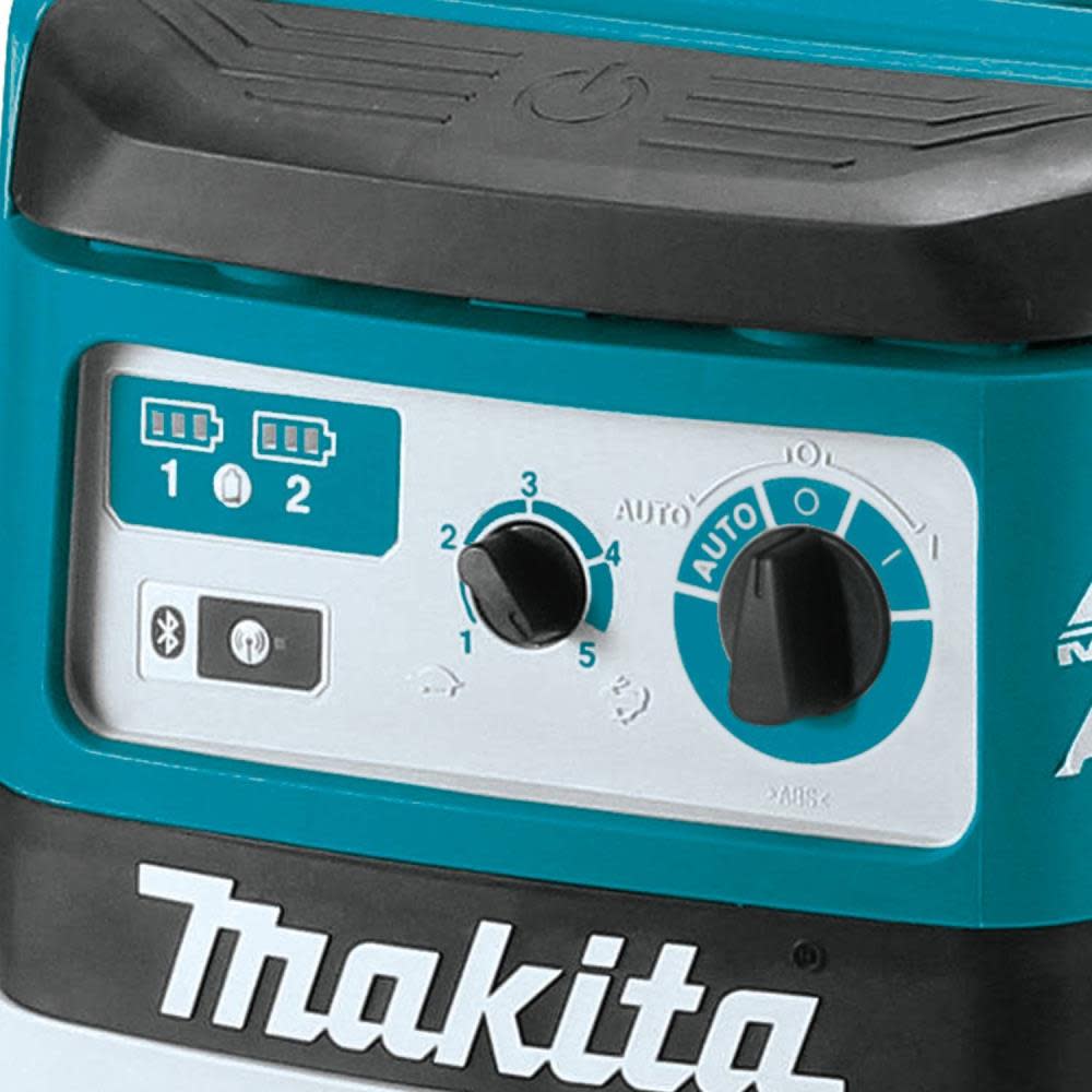 Makita 18V X2 LXT 36V 2.1 Gallon HEPA Dry Dust Extractor/Vacuum with AWS Bare Tool - Ascmtools