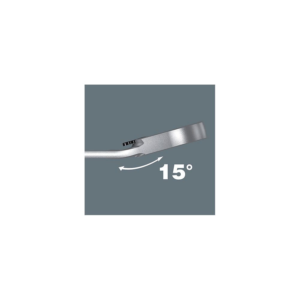 Wera Tools 6001 Joker Switch 8 Imperial Combination Ratchet Wrench Set - Ascmtools